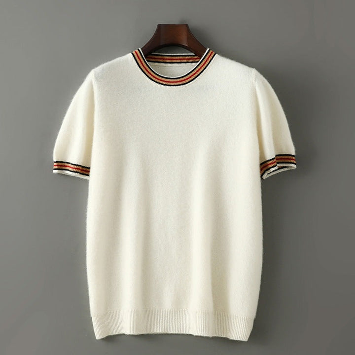 T-shirt pull 100% laine de mérinos