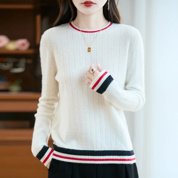 Pull en maille preppy