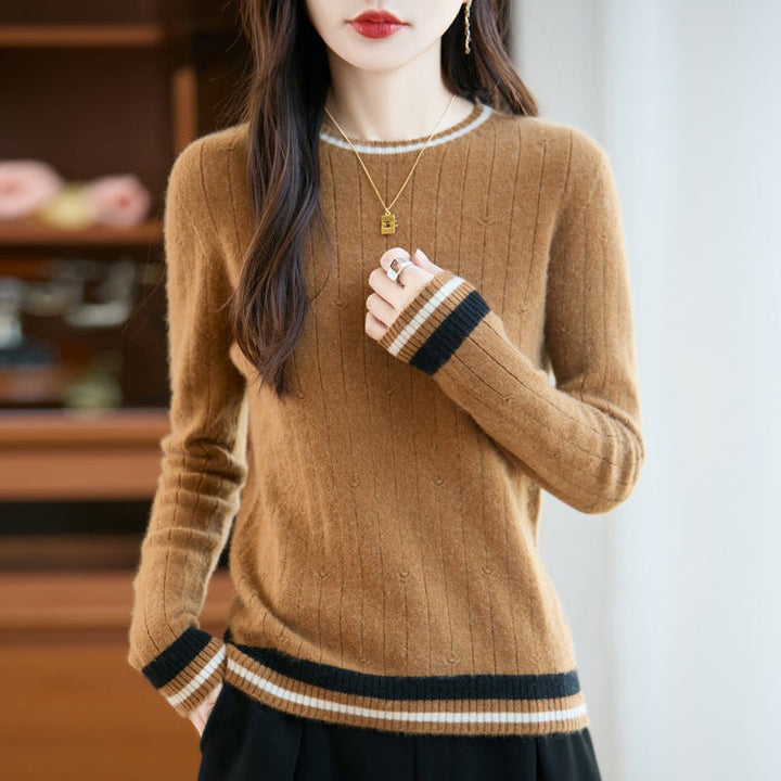 Pull en maille preppy