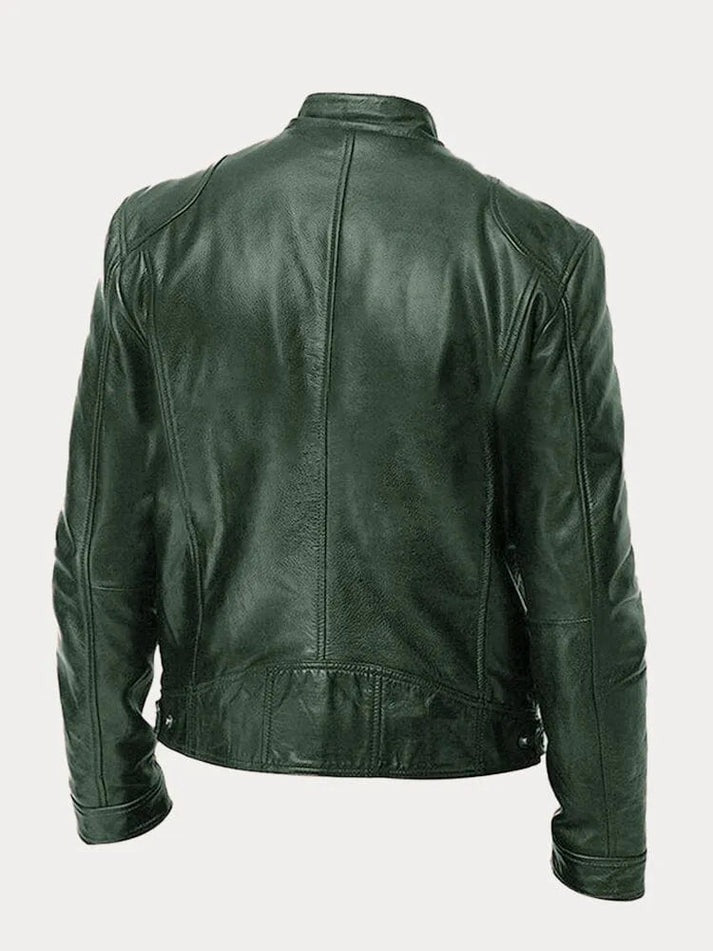 Veste en cuir élégante