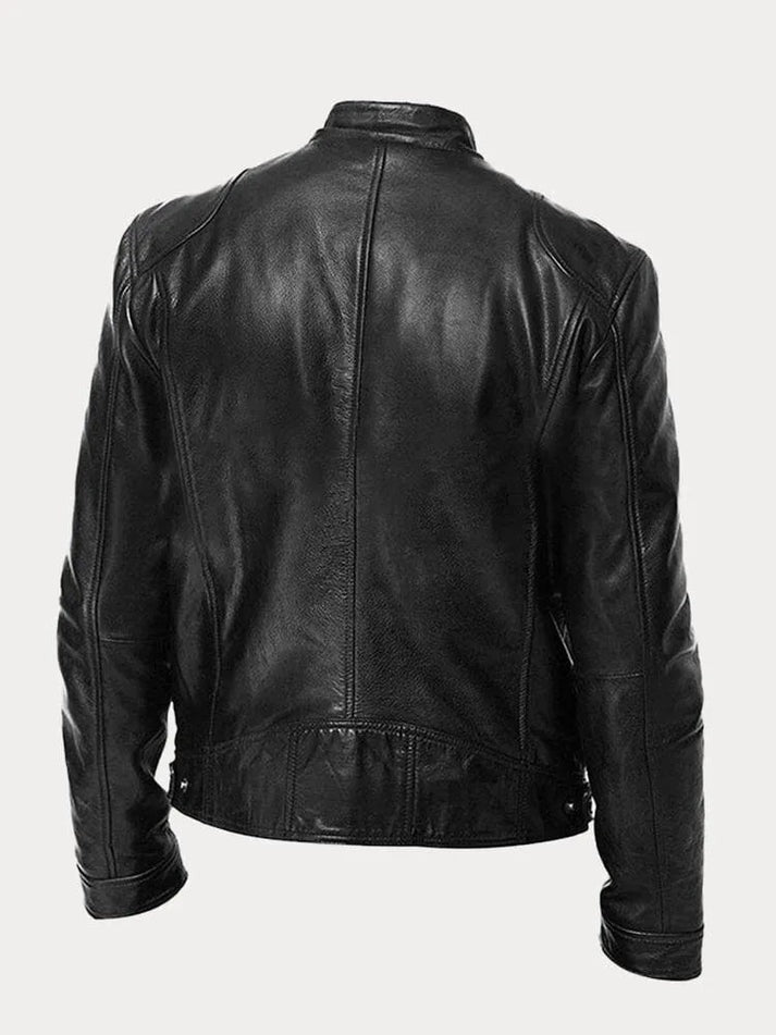 Veste en cuir élégante