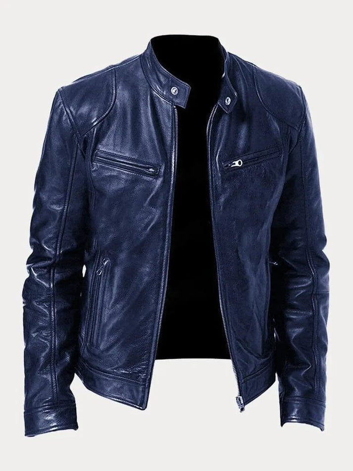 Veste en cuir élégante