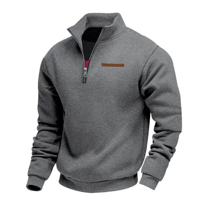 Sweat-shirt polaire décontracté pour homme