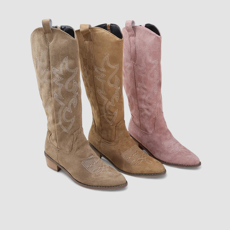Clara | Wide-Calf Knee-High Boots