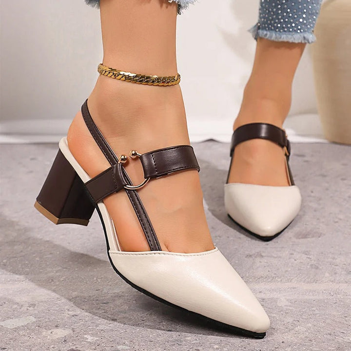 Talons en cuir à anneaux