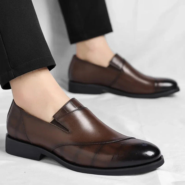 Mocassins en cuir