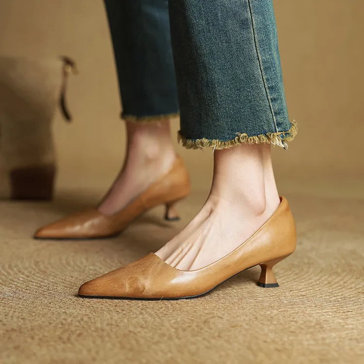 Escarpins Anok en cuir véritable
