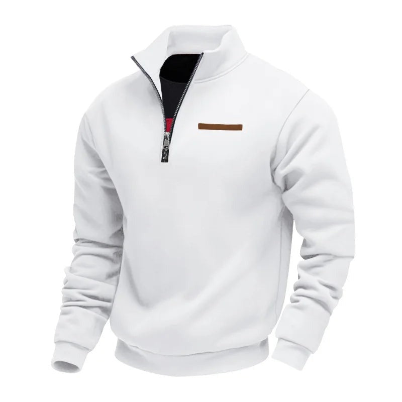 Sweat-shirt polaire décontracté pour homme