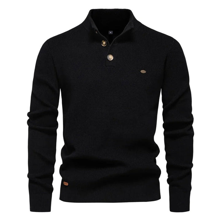 Pull homme à boutons