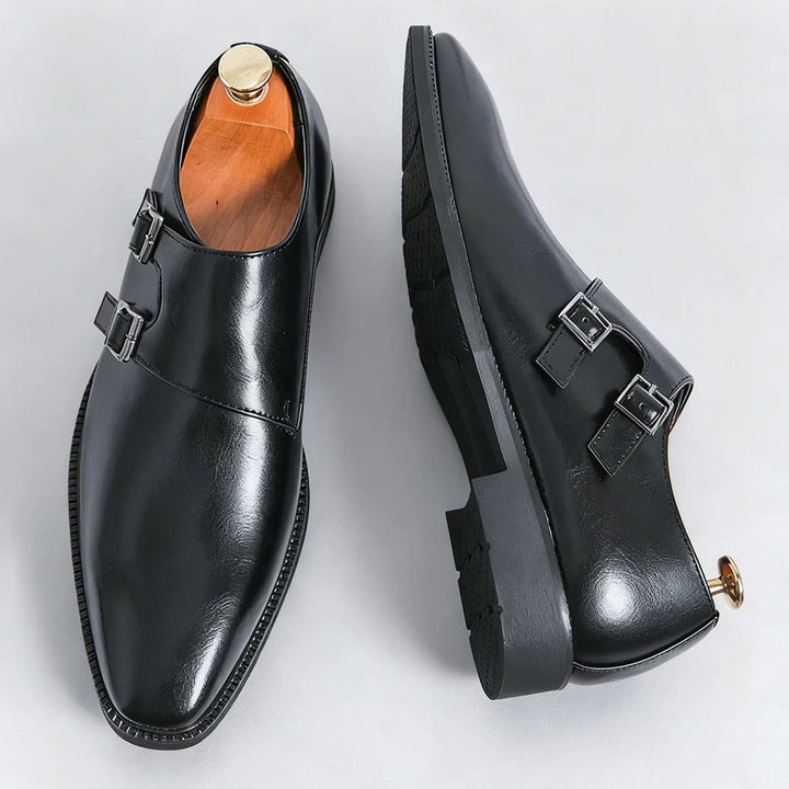 Mocassins en cuir souple à la finition semi-brillante raffinée