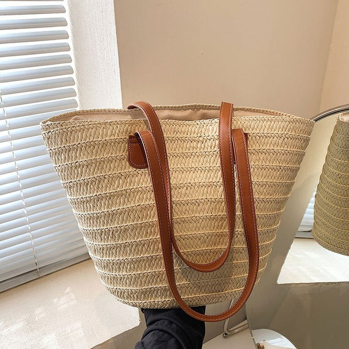Annabelle sac de plage en paille