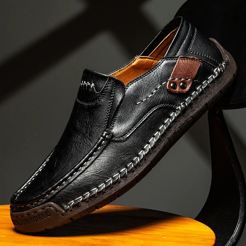 CLASSIC LEATHER LOAFERS FOR MEN