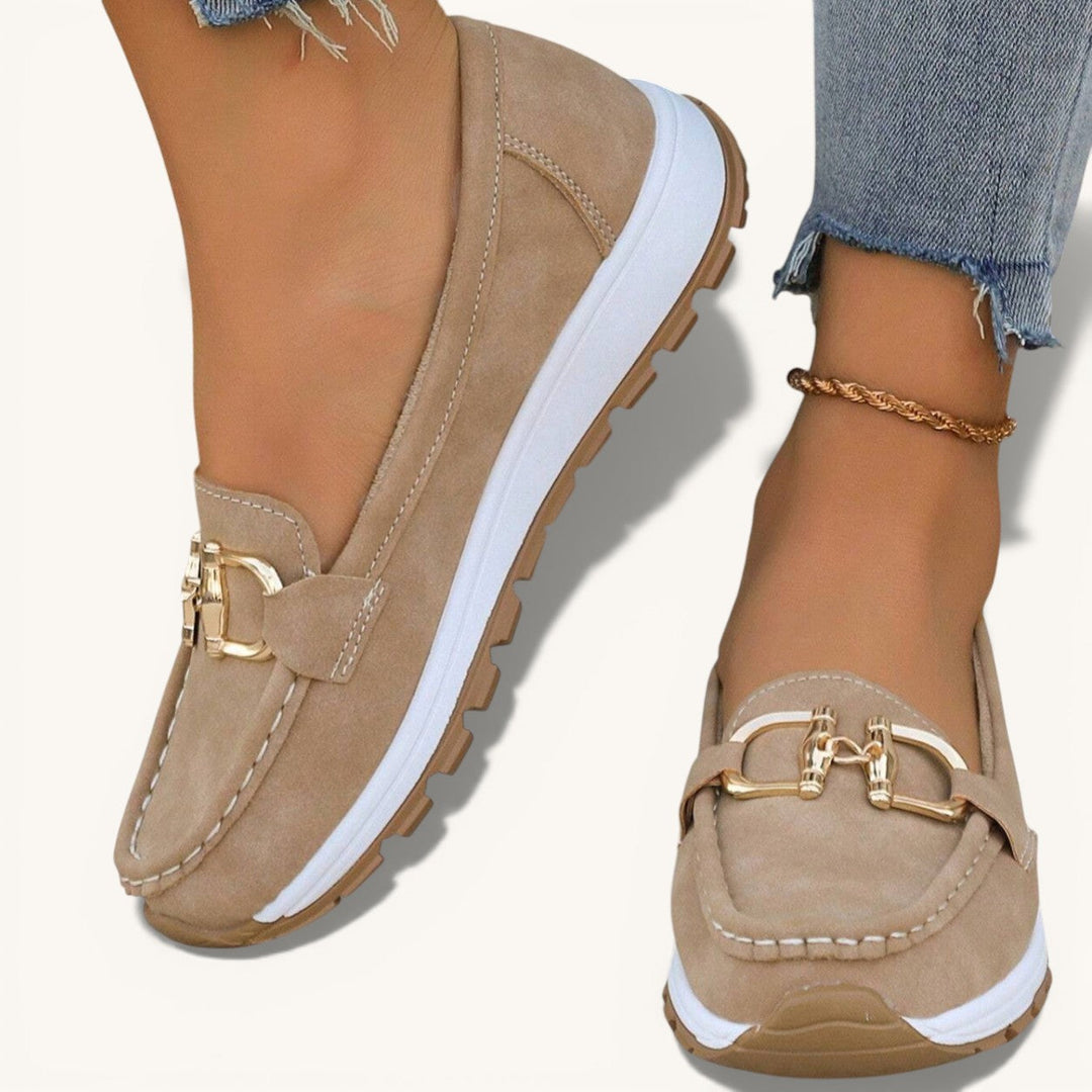 Daniela - Platform Loafers with Buckle