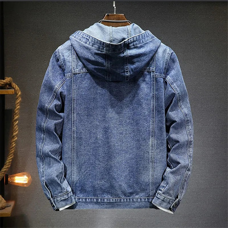 Veste à capuche en jean