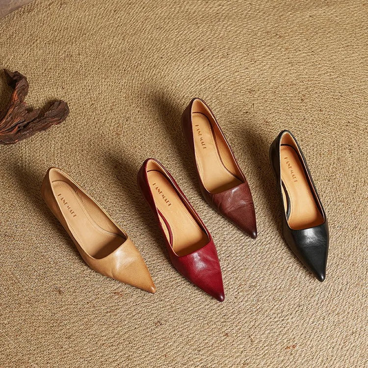 Escarpins Anok en cuir véritable