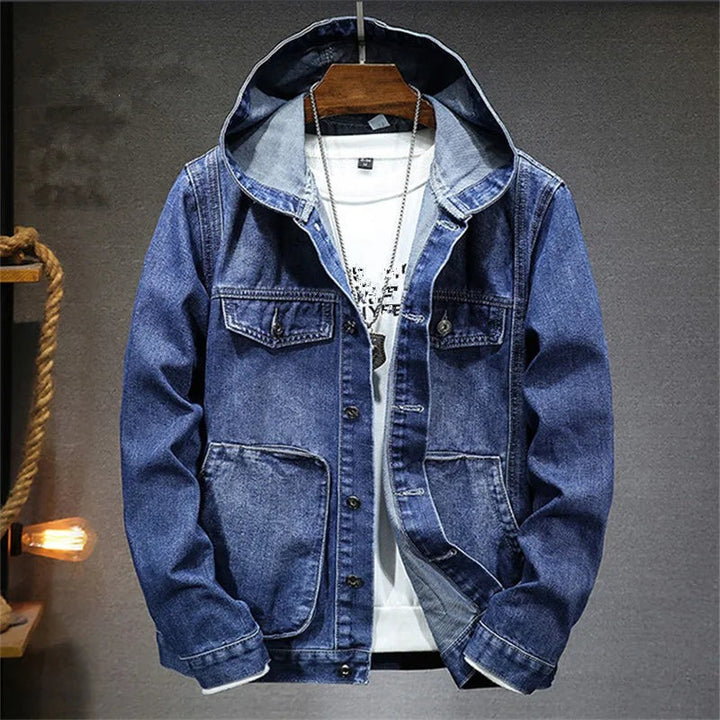 Veste à capuche en jean