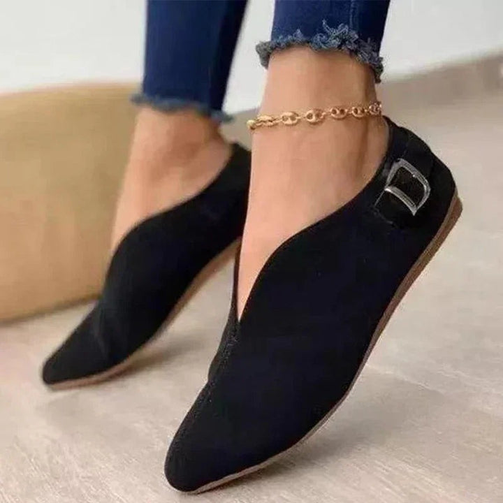 Ballerines à boucle