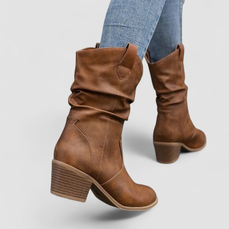 Vivian | Orthopedic Leather Boots