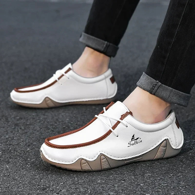 LEATHER ORTHOPEDIC SHOES WITH PRECISION FIT