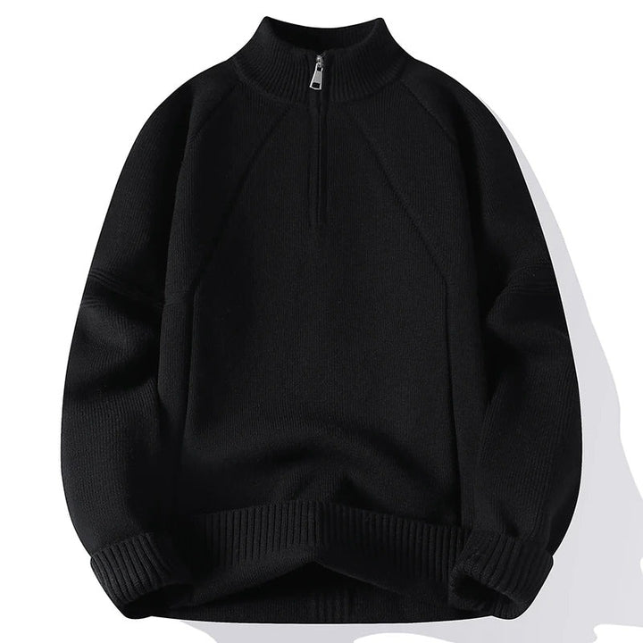 Col montant et demi-zip