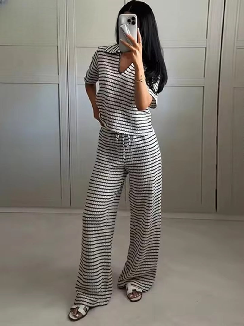 Ensemble en tricot allure rétro