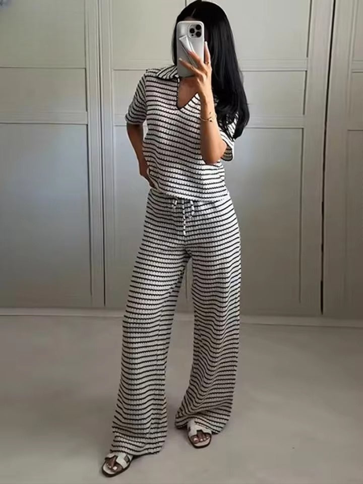 Ensemble en tricot allure rétro
