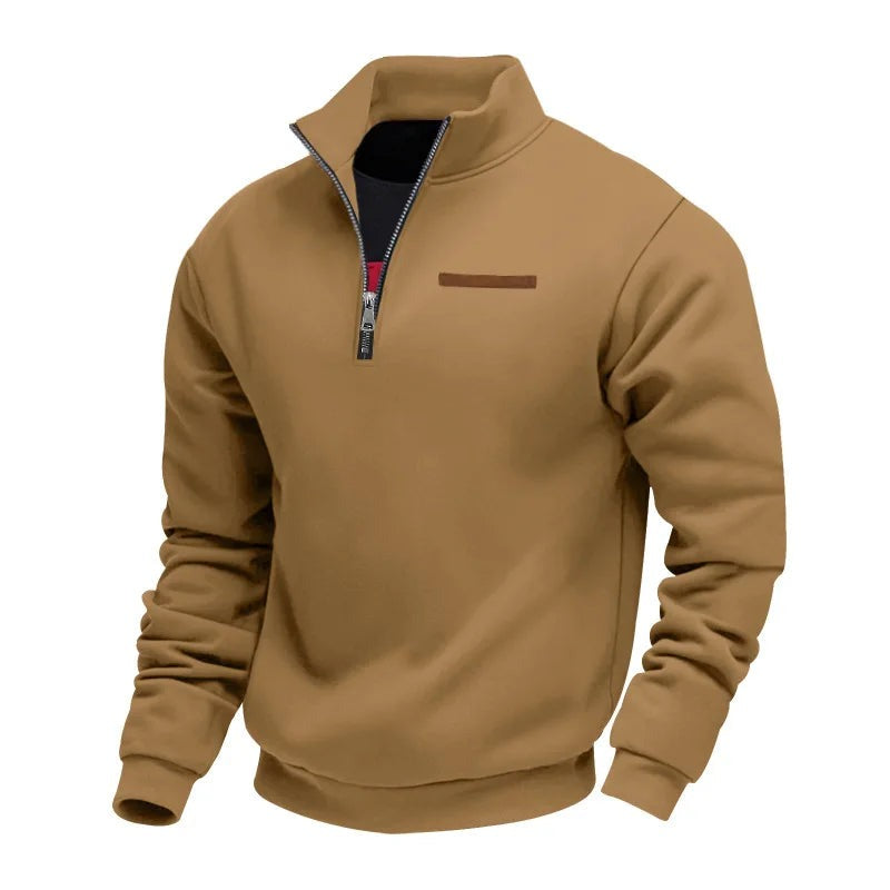 Sweat-shirt polaire décontracté pour homme