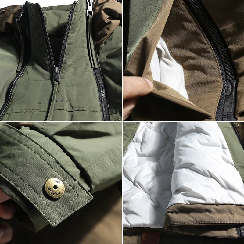 Veste d'hiver quart de zip homme
