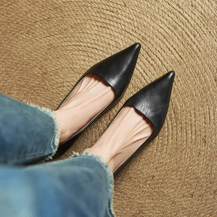 Escarpins Anok en cuir véritable