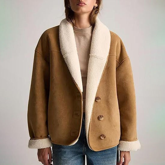 Veste d'hiver en daim
