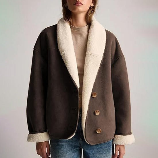 Veste d'hiver en daim