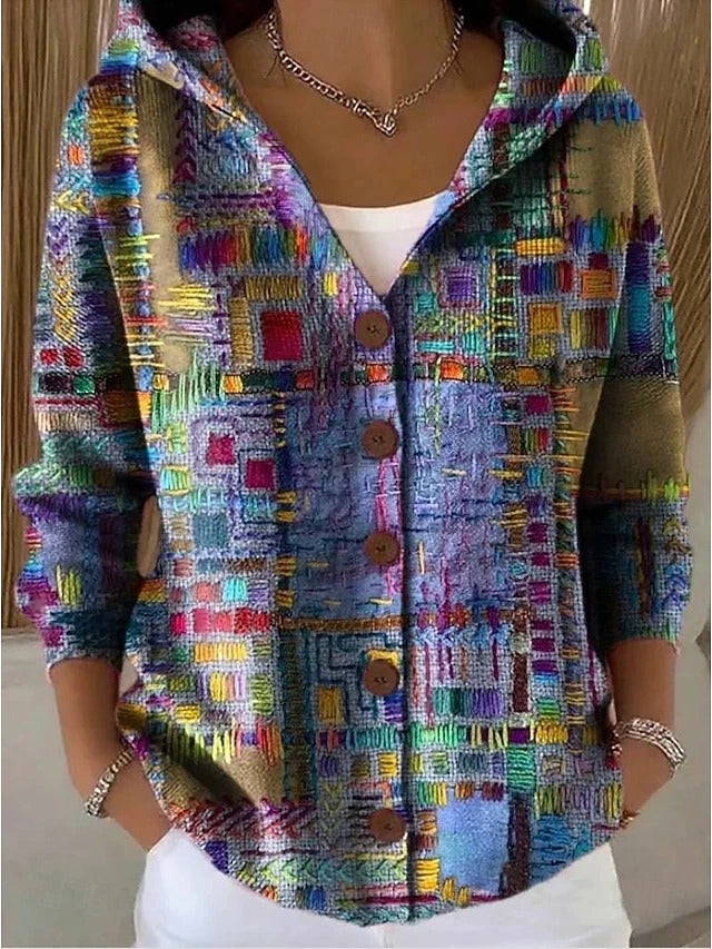 Javiera™ | Artistic Patchwork Cardigan
