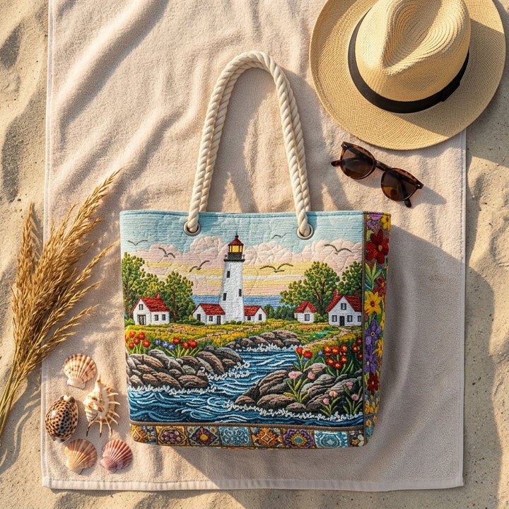 Beach Bag - Lighthouse Shine