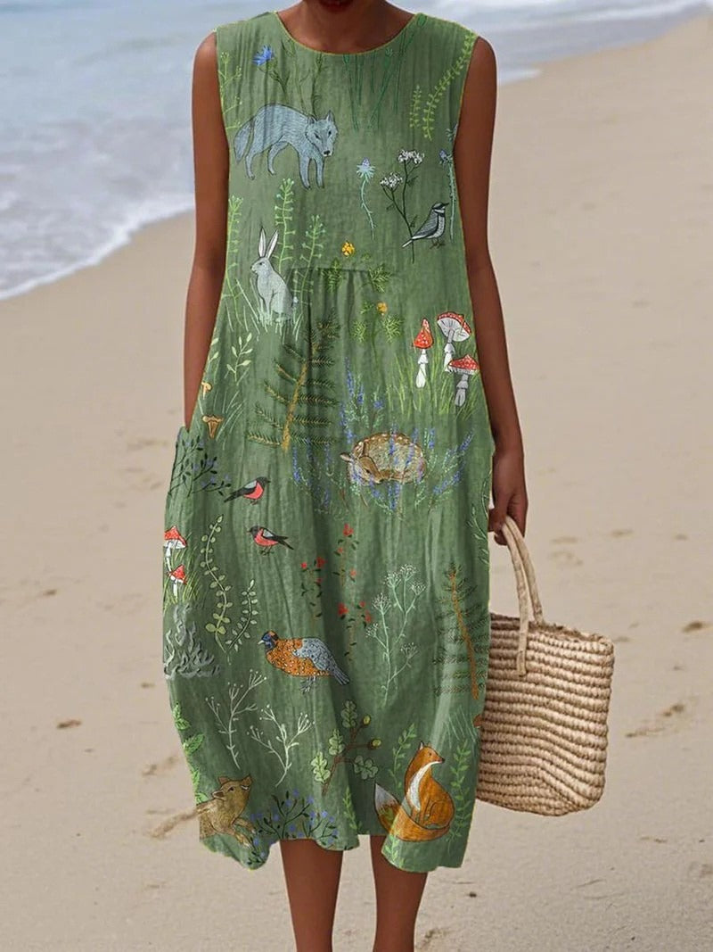 Robe de plage artistique