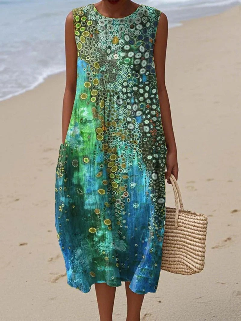 Robe de plage artistique
