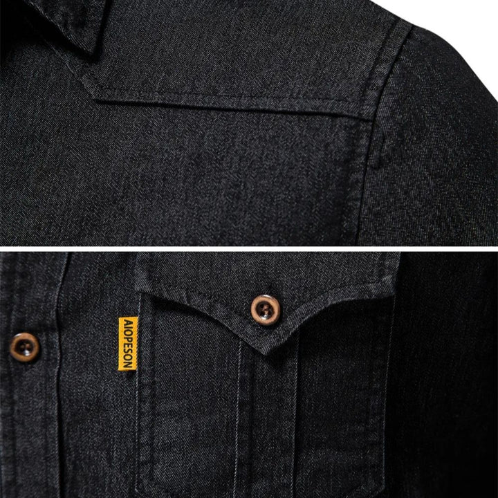Chemise en denim de coton AdaptiveFit