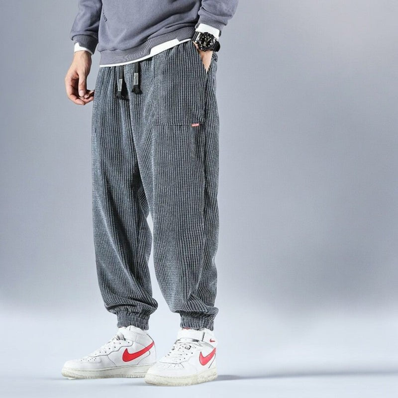 Pantalon de survêtement en velours côtelé