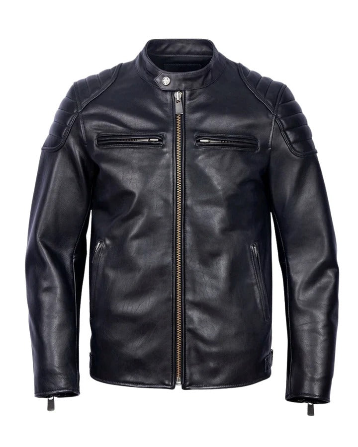 Veste en cuir vintage
