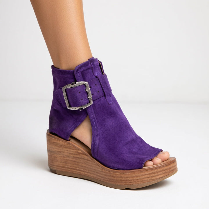 Orélisse™ - Sandalias con cuña y puntera abierta de estilo moderno