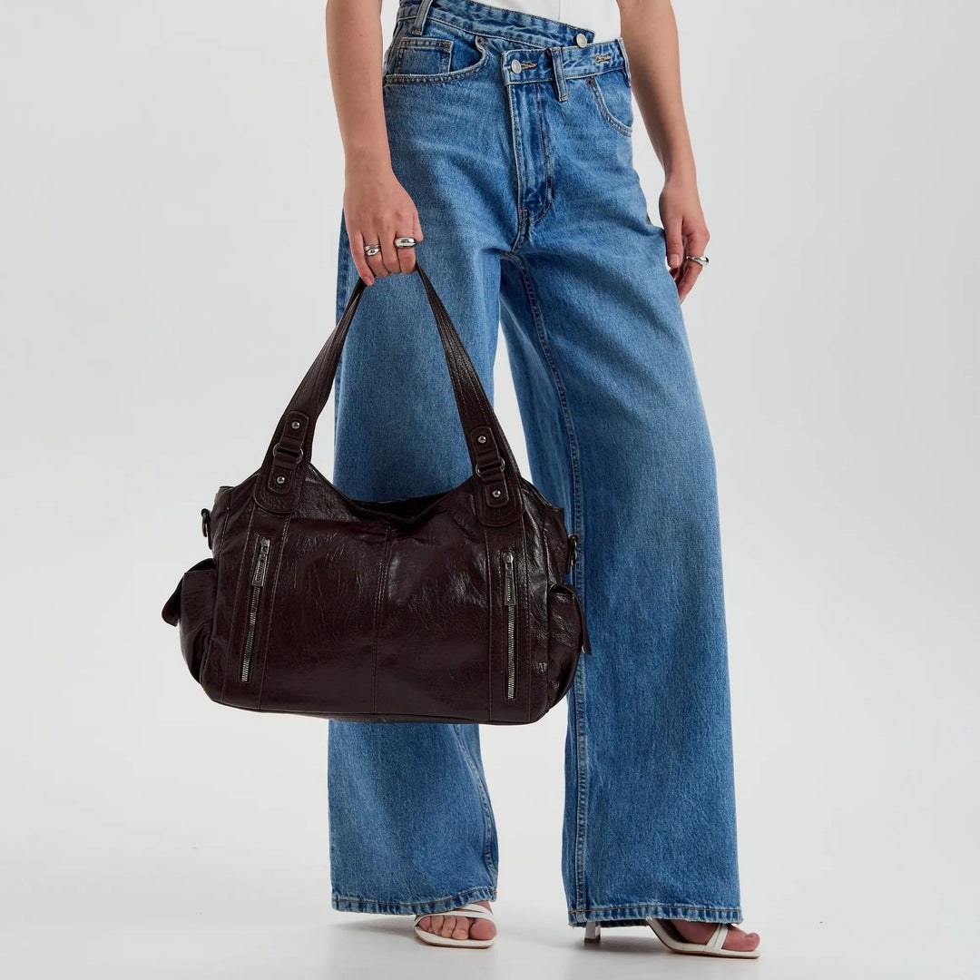 Sac bandoulière en cuir vegan