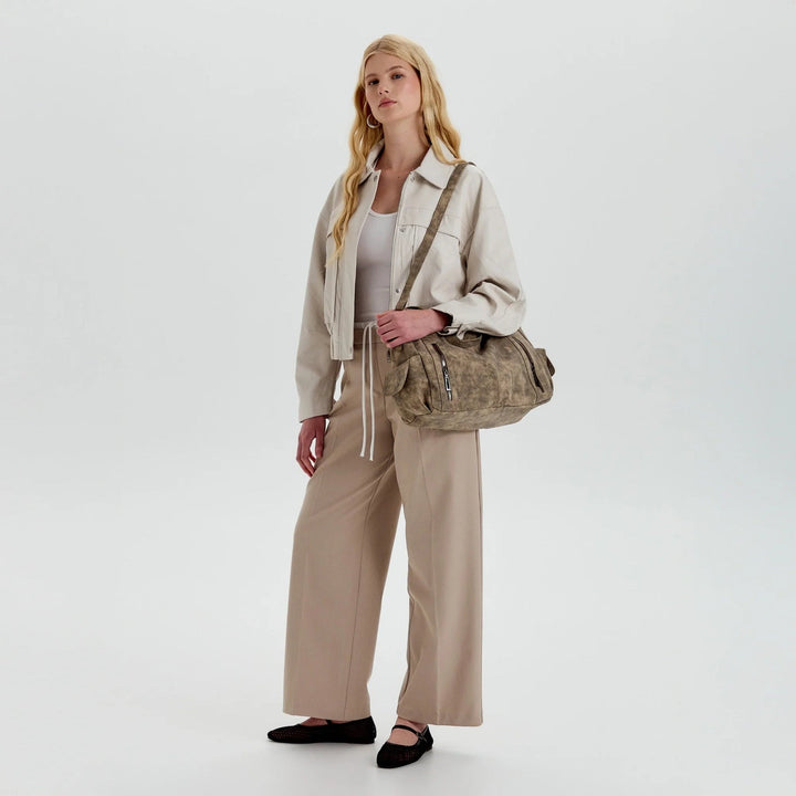 Sac bandoulière en cuir vegan