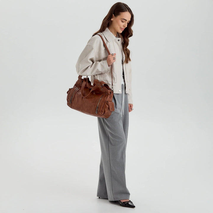 Sac bandoulière en cuir vegan