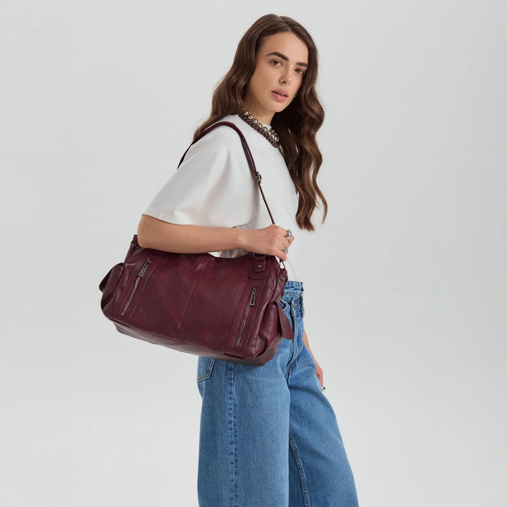 Sac bandoulière en cuir vegan