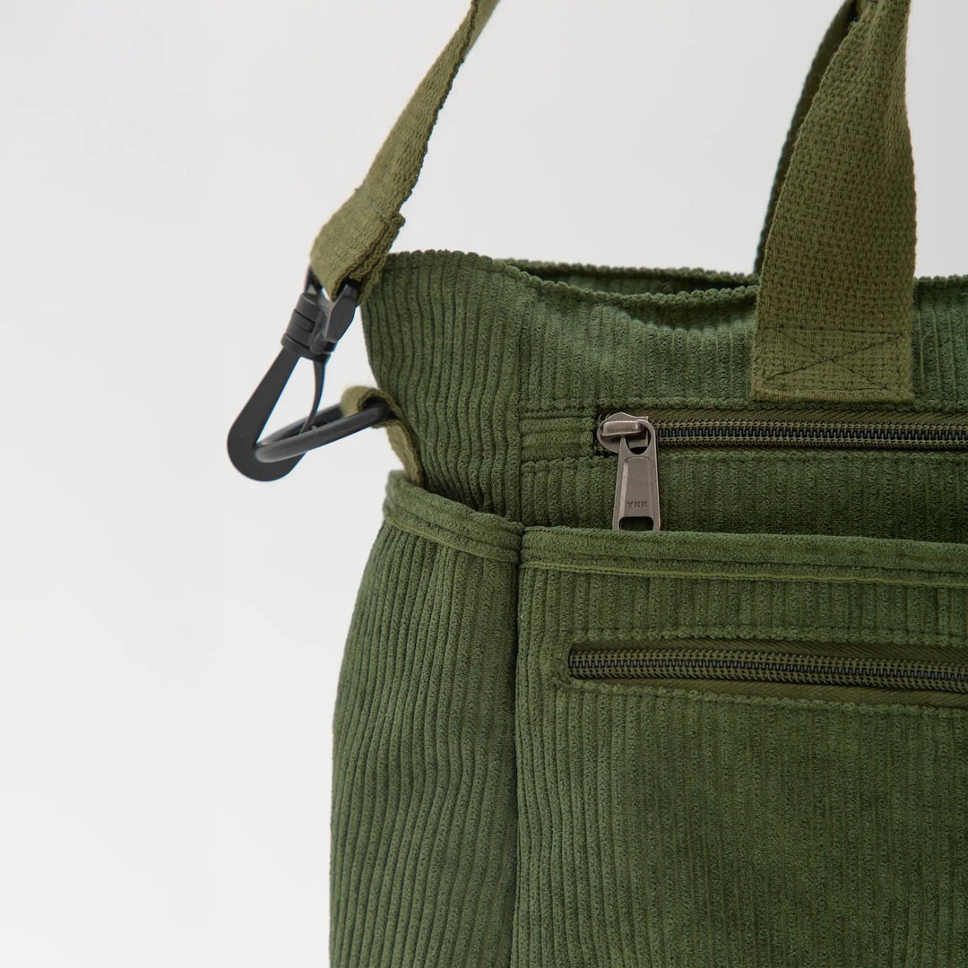 Sac bandoulière en velours côtelé