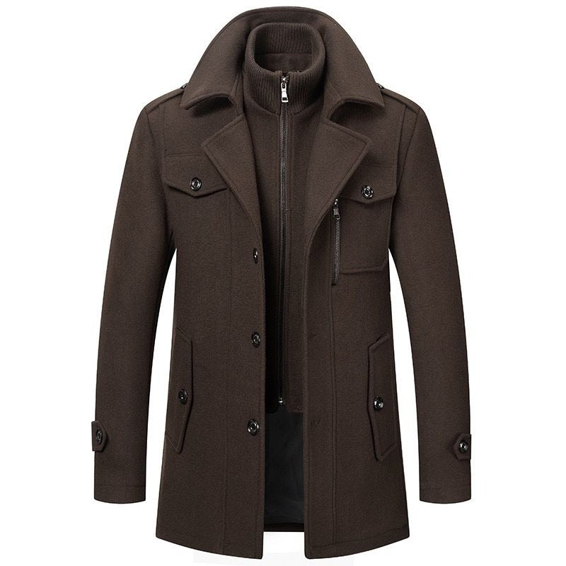 Manteau Long trench coat pour homme chic