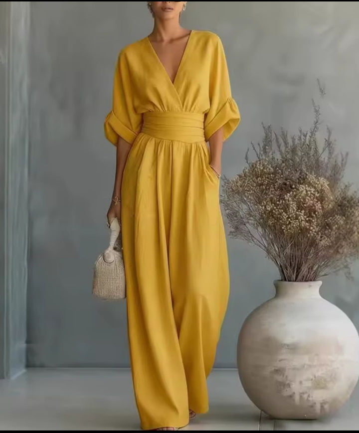 Risel - Jumpsuit to feel comfortable and refined on your day.
