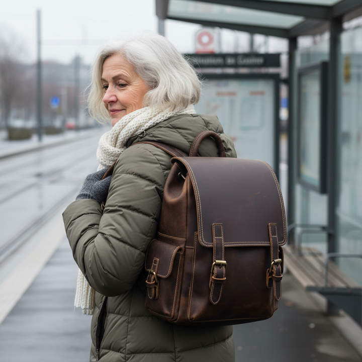 Sac à dos en cuir Marcus