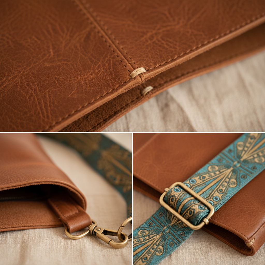 Sac en cuir vintage de Tamar