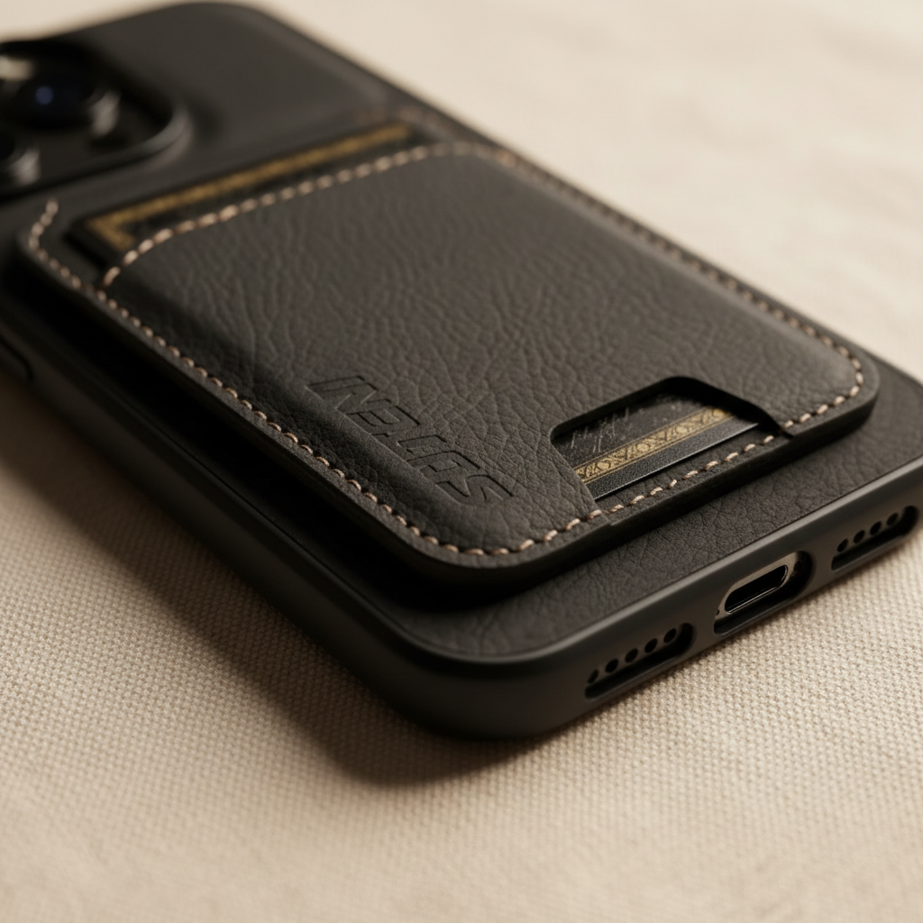 Coque de téléphone en simili cuir Adrian