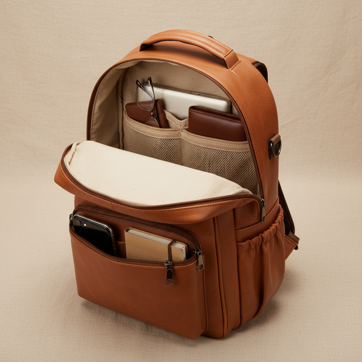 Sac à dos en cuir Theo